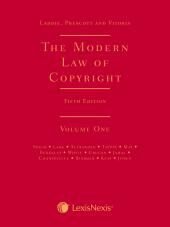 Image du vendeur pour Laddie, Prescott and Vitoria: The Modern Law of Copyright Fifth edition mis en vente par LawBooksellers