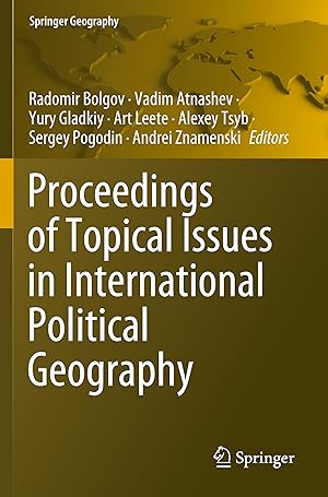 Immagine del venditore per Proceedings of Topical Issues in International Political Geography venduto da moluna