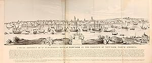 A South Prospect of Ye Flourishing City of New-York in the Province of New York, North America