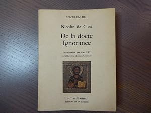 Seller image for De la docte Ignorance. for sale by Tir  Part