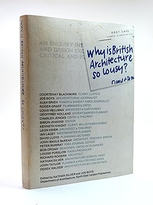 Seller image for Why is British Architecture so Lousy? for sale by Cox & Budge Books, IOBA