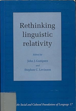 Immagine del venditore per Rethinking Linguistic Relativity venduto da avelibro OHG