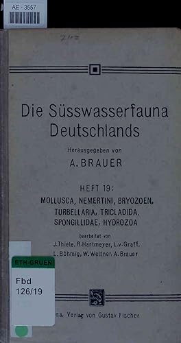 Bild des Verkufers fr Die Ssswasserfauna Deutschlands. Heft 19 zum Verkauf von Antiquariat Bookfarm