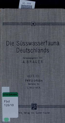 Imagen del vendedor de Die Ssswasserfauna Deutschlands. Heft 10 a la venta por Antiquariat Bookfarm