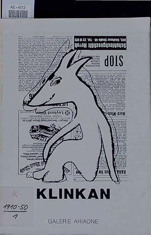 Imagen del vendedor de Alfred Klinkan. Neue Arbeiten 13.Oktober - 7.November. a la venta por Antiquariat Bookfarm