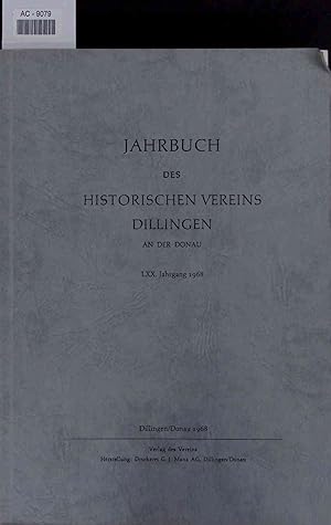 Jahrbuch des Historischen Vereins Dillingen an der Donau. LXX.