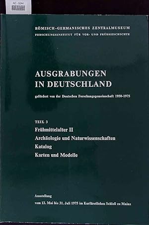 Imagen del vendedor de Ausgrabungen in Deutschland gefrdert von der Deutschen Forschungsgemeinschaft 1950-1975. Teil 3 a la venta por Antiquariat Bookfarm