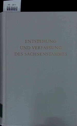 Image du vendeur pour Entstehung und Verfassung des Sachsenstammes. Wege der Forschung Band 1 mis en vente par Antiquariat Bookfarm