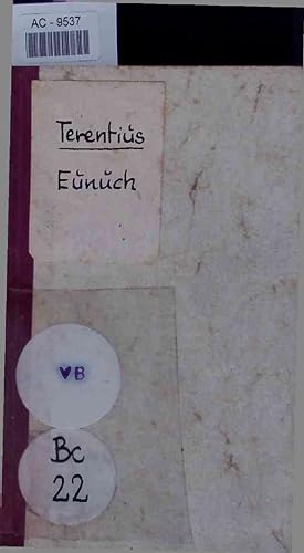 Seller image for Eunuch. Zweite, berichtigte Auflage for sale by Antiquariat Bookfarm