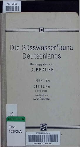 Bild des Verkufers fr Die Ssswasserfauna Deutschlands. Heft 2 A zum Verkauf von Antiquariat Bookfarm