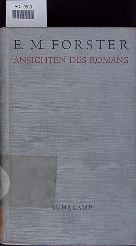 Bild des Verkufers fr Ansichten des Romans. zum Verkauf von Antiquariat Bookfarm