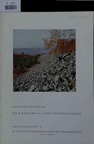 Bild des Verkufers fr Der Ringwall von Otzenhausen. 1. -4. zum Verkauf von Antiquariat Bookfarm