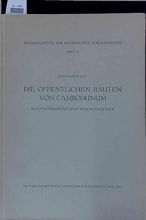 Seller image for Die ffentlichen Bauten von Cambodunum. Heft 18 for sale by Antiquariat Bookfarm