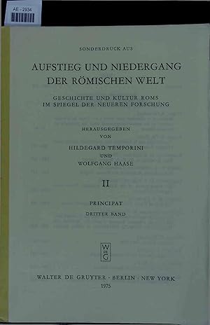 Immagine del venditore per Aufstieg und Niedergang der Rmischen Welt. II venduto da Antiquariat Bookfarm