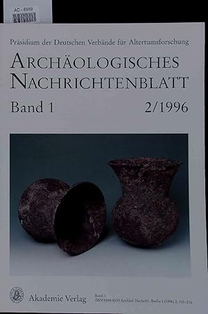 Image du vendeur pour Archologisches Nachrichtenblatt. Band 1, 2/1996 mis en vente par Antiquariat Bookfarm