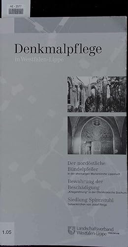 Bild des Verkufers fr Denkmalpflege in Westfalen-Lippe. zum Verkauf von Antiquariat Bookfarm