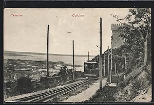 Ansichtskarte Trieste, Opicina, Bergbahn