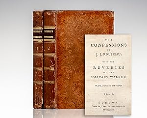 Bild des Verkufers fr The Confessions of J. J. Rousseau: With the Reveries of the Solitary Walker. zum Verkauf von Raptis Rare Books