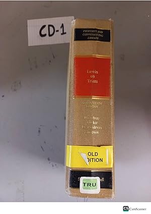 Seller image for Lewin On Trusts 16th Ed (Hardback) for sale by UK LAW BOOK SELLERS LTD