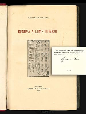 Bild des Verkufers fr Genova a lume di naso   Disegni di Giuseppe Giglioli   [TIRATURA DI TESTA] zum Verkauf von Libreria Antiquaria Pontremoli SRL