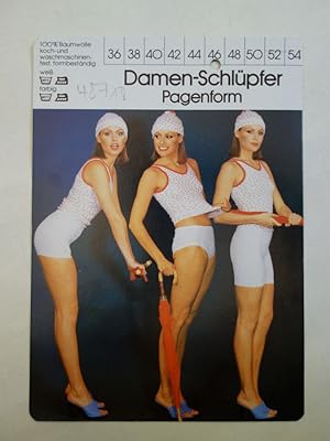 Werbung deutsche Damenunterwäsche 70er Jahre
