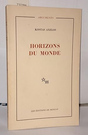 Imagen del vendedor de Horizons du monde a la venta por Librairie Albert-Etienne