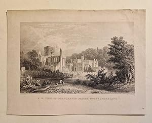 Seller image for NW View of Brenckburn Priory (1832 Engraving) for sale by Maynard & Bradley
