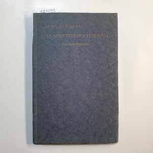 Bild des Verkufers fr Althochdeutsches Lesebuch, Teil: T. 1., Prosaische Denkmler zum Verkauf von Gebrauchtbcherlogistik  H.J. Lauterbach