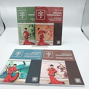 Chinesische Elementarzeichen 1 bis 4 (=4 Hefte) Übungsbuch der Schriftzeichen und Vokabeln des ne...
