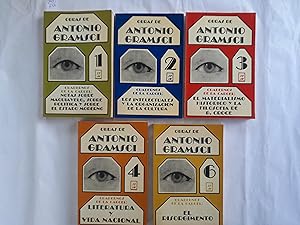 Imagen del vendedor de Obras de Antonio Gramsci. 5 Tomos (1, 2, 3, 4 y 6). Contenido: Tomo 1: Cuadernos de la crcel: Notas sobre Maquiavelo, sobre poltica y sobre el Estado Moderno. Tomo 2: Cuadernos de la crcel: Los intelectuales y la organizacin de la cultura. Tomo 3: Cuadernos de la crcel: El materialismo histrico y la filosofa de Benedetto Croce. Tomo 4: Cuadernos de la crcel: Literatura y vida nacional. Tomo 6: Cuadernos de la crcel: El risorgimento. a la venta por Librera "Franz Kafka" Mxico.