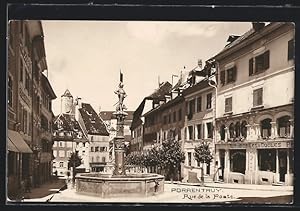 Ansichtskarte Porrentruy, Rue de la Poste