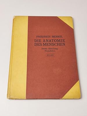 Die Anatomie des Menschen, 3. Abteilung: Muskellehre : aktiver Bewegungsapparat ; Atlas