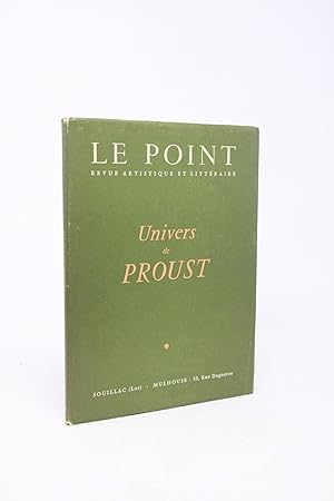 Seller image for Le Point. Revue artistique et littraire. Univers de Proust (LV/LVI, 1959) for sale by Daniel Zachariah