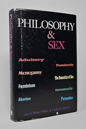 Imagen del vendedor de Philosophy and Sex a la venta por Lost Time Books