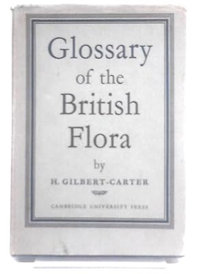 Image du vendeur pour Glossary of the British Flora mis en vente par World of Rare Books