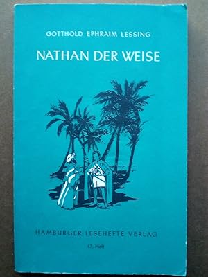 Bild des Verkufers fr Nathan der Weise - Ein dramatisches Gedicht in fnf Aufzgen zum Verkauf von Versandantiquariat Jena