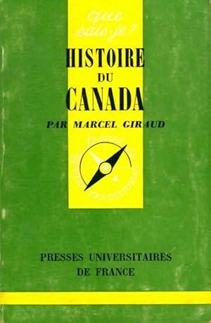 Seller image for Histoire du canada - Marcel Giraud for sale by Book Hmisphres