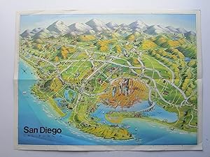 Seller image for San Diego, California for sale by Angelika C. J. Friebe Ltd. - MapWoman