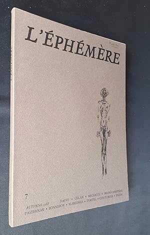 Seller image for L'Ephmre N7. for sale by Le Livre  Venir