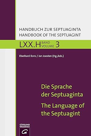 Seller image for Die Sprache der Septuaginta for sale by moluna