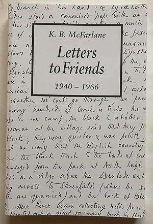 Imagen del vendedor de Letters to Friends, 1940-1966 a la venta por Leabeck Books