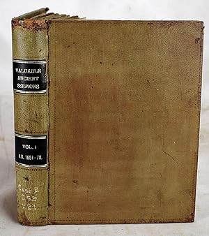 Seller image for A Collection of Valuable Ancient Sermons, 1651 - 1678 (Sammelband volume of 9 Sermons) for sale by Sequitur Books