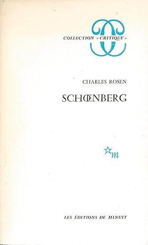 Seller image for Schoenberg. for sale by Librairie Les Autodidactes - Aichelbaum