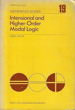 Seller image for Intensional and Higher-Order Modal Logic for sale by Walden Books