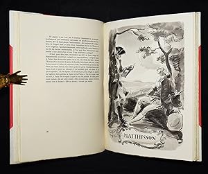 Voyageurs illustres en Suisse. Dessins au lavis originaux par Frédéric Traffelet. Préface de Gius...