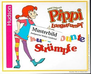 Bild des Verkufers fr Aufkleber: Astrid Lindgren's Pippi Langstrumpf - Hudson - Kunterbunte Strmpfe zum Verkauf von Walter Gottfried