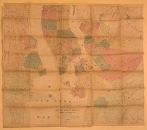 Map of the Five Cities of New York, Brooklyn, Jersey City, Hoboken and Hudson City