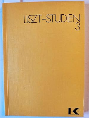 Bild des Verkufers fr Franz Liszt und Richard Wagner. Musikalische und geistesgeschichtliche Grundlagen der neudeutschen Schule. Referate des 3. Europischen Liszt-Symposions Eisenstadt 1983. = Liszt-Studien 3. zum Verkauf von Versandantiquariat Kerstin Daras