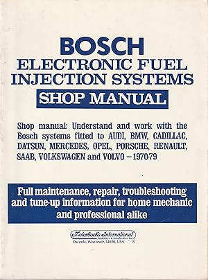 Bosch Electronic Fuel Injection Systems Shop Manual