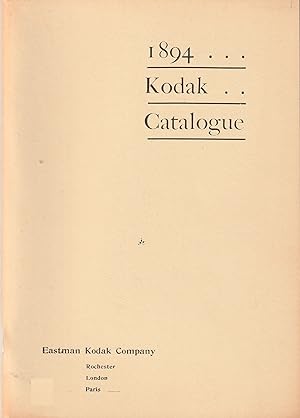1894 Kodak Catalogue